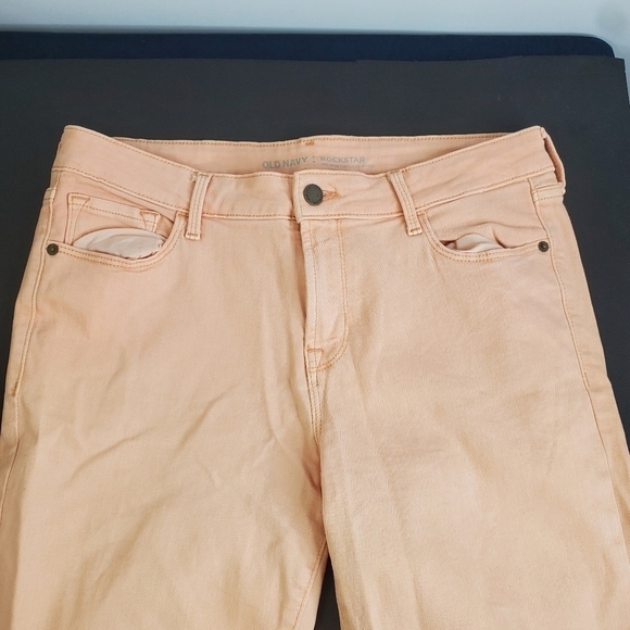 Old Navy Rockstar Mid Rise Jeans Women's Size 10 Regular - Picture 4 of 14
